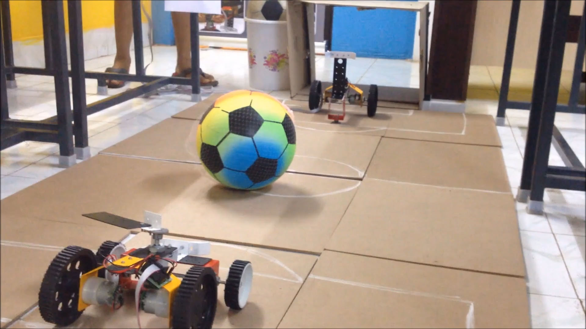 Robotics Football at our Guntur Center